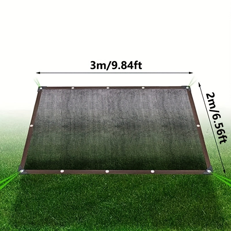 1pc Shade Cloth Outdoor Sun Shade with Grommets, Garden Shade Netting for For Balcony Wall Yard Garden Open-air Garage Swimming Pool Animal Chicken House Sunshade Breathable Mesh, 78.74inch*78.74inch /78.74inch*118.11inch