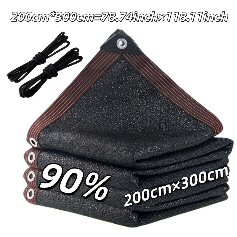 Coffee-colored Sunshade Net - Specifically Designed for Gardens, Terraces, Plant Sunshades, Greenhouses, And Outdoor Pergolas. It Provides Sun Protection And Blocks Ultraviolet Rays. Durable And Easy to Install, It Is Also Suitable for Scenarios