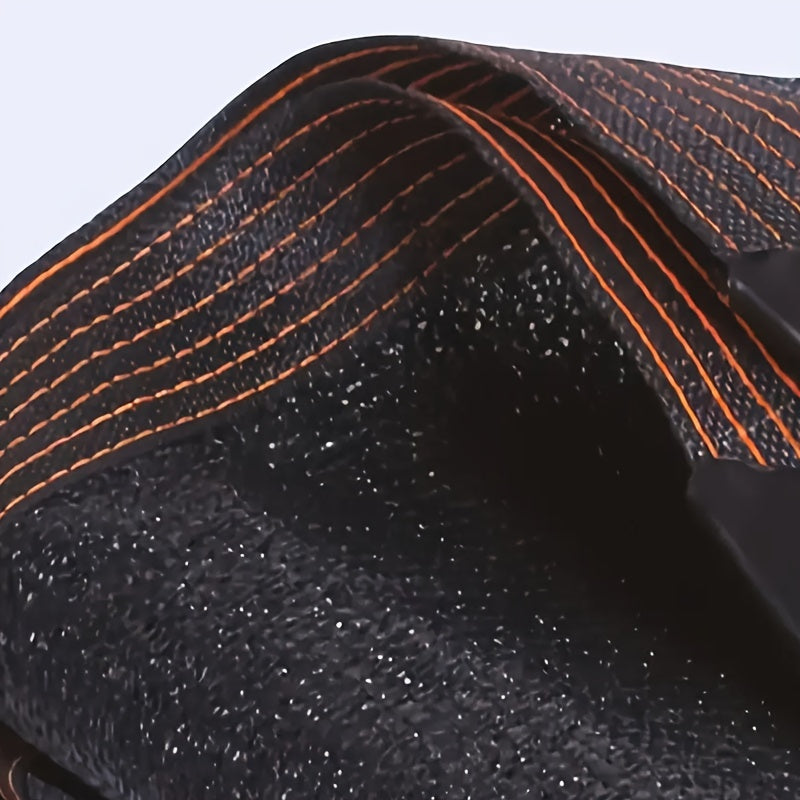 Blackout Shade Cloth, Large-size Sunshade Fabric with Grommets, Garden Sunshade Fabric Cover, HDPE Mesh Blackout Shade Cover, Suitable for Greenhouses, Courtyards, Plants, Gazebos, and Porches, 16.5×33ft (approx. 5 X 10m), 13×26ft (approx. 4 X 8m)